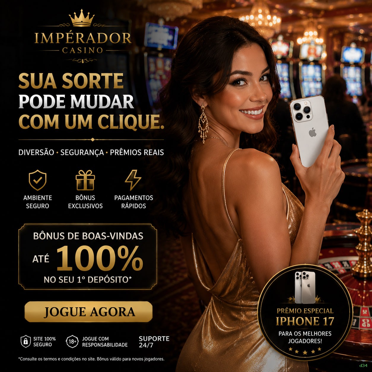 Página oficial da d34 no Facebook